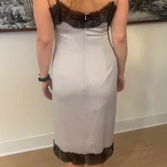 Keepsake “Stop Me” Lace Trim Midi Dress - Picture 10 of 11